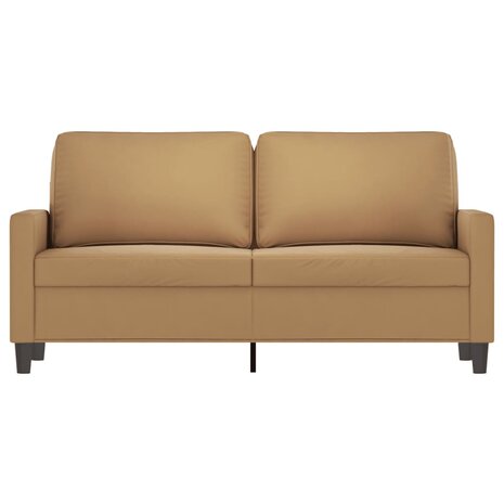 Tweezitsbank 140 cm stof bruin 3