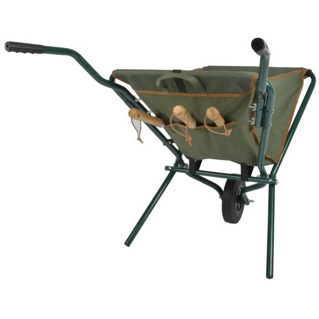 Esschert Design Kruiwagen inklapbaar groen GT138 5