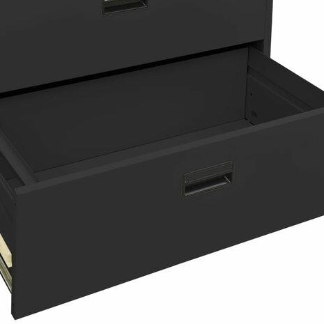 Archiefkast 90x46x134 cm staal antracietkleurig 8