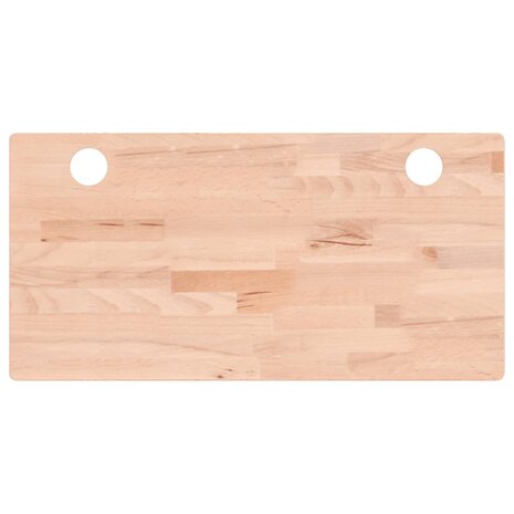 Bureaublad 80x40x4 cm massief beukenhout 2