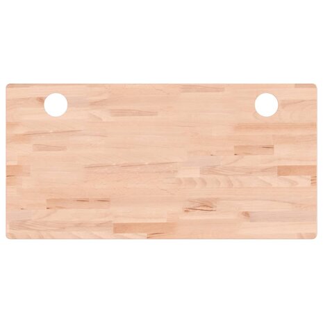 Bureaublad 110x55x4 cm massief beukenhout 2