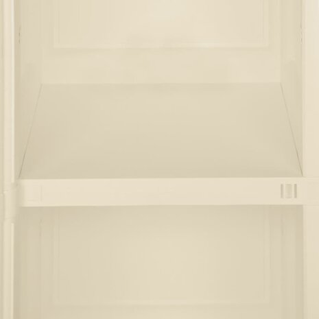 Opbergkast hout-look 40x43x85,5 cm kunststof angorawit 7