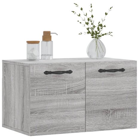Wandkast 60x36,5x35 cm bewerkt hout grijs sonoma eikenkleurig 3
