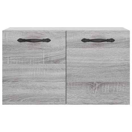 Wandkast 60x36,5x35 cm bewerkt hout grijs sonoma eikenkleurig 5
