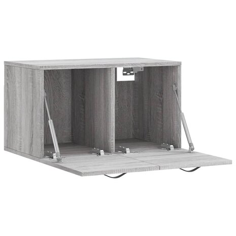 Wandkast 60x36,5x35 cm bewerkt hout grijs sonoma eikenkleurig 6