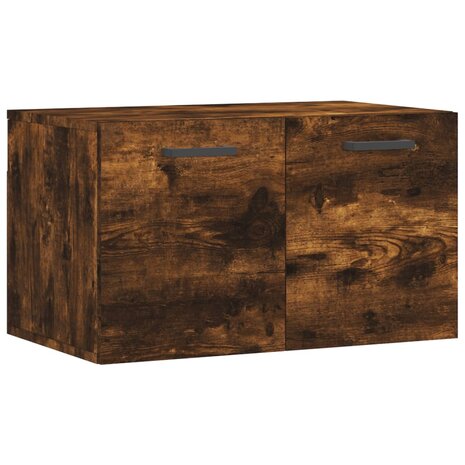 Wandkast 60x36,5x35 cm bewerkt hout gerookt eikenkleurig 2