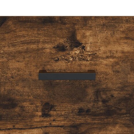 Wandkast 60x36,5x35 cm bewerkt hout gerookt eikenkleurig 9