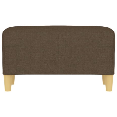 Bankje 70x35x41 cm stof bruin 3