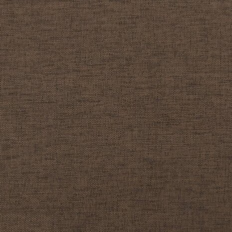 Bankje 70x35x41 cm stof bruin 6