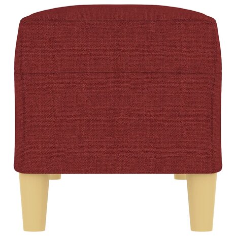 Bankje 100x35x41 cm stof wijnrood 4