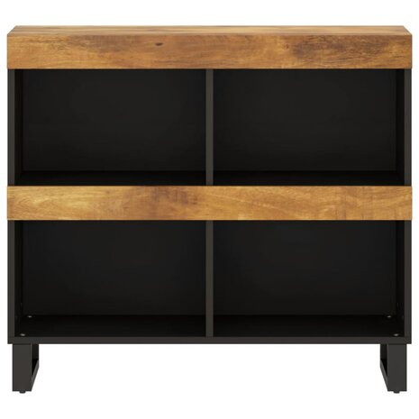Bijzetkast 85x33x75 cm massief mangohout 3