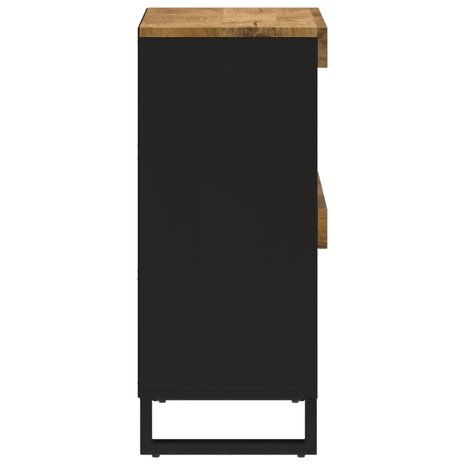 Bijzetkast 85x33x75 cm massief mangohout 4