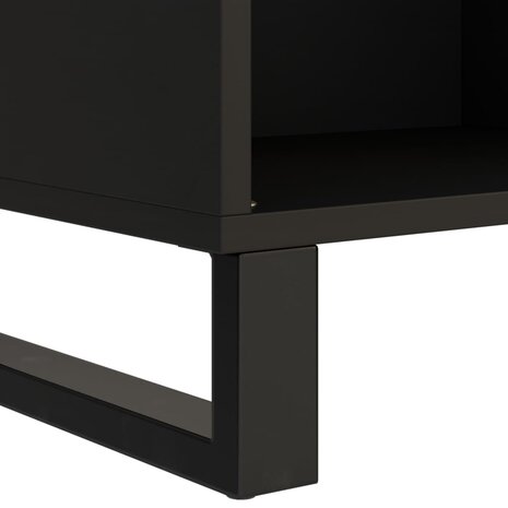 Bijzetkast 85x33x75 cm massief mangohout 7
