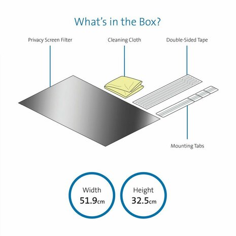 Privacy filter Kensington 626488 24" 2