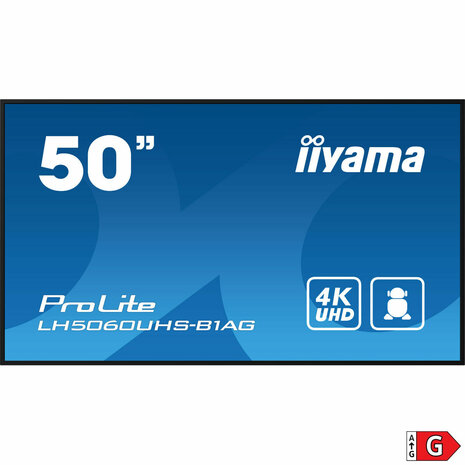 Videowall Monitor Iiyama LH5060UHS-B1AG 4K Ultra HD 50" 2