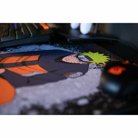 Muismat KONIX 80381123159 Zwart/Oranje 8