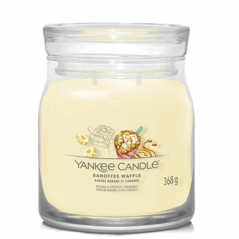 Geurkaars Yankee Candle Banoffee Waffle 368 g 1