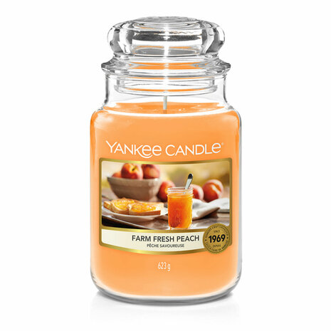 Geurkaars Yankee Candle Farm Fresh Peach 623 g 1
