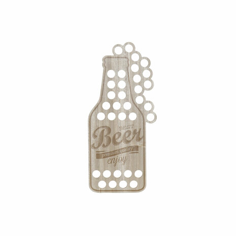 Wanddecoratie DKD Home Decor MDF Bier (25 x 1 x 55 cm) 1