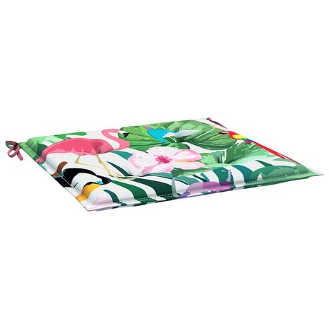 Tuinstoelkussens 2 st 40x40x3 cm stof meerkleurig 5