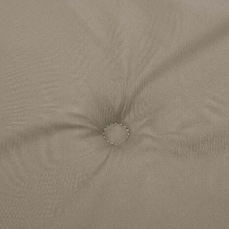 Tuinstoelkussens 2 st 50x50x3 cm stof taupe 7