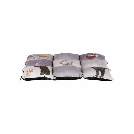 Hondenbed Trixie Grijs 55 × 45 cm Patchwork 1