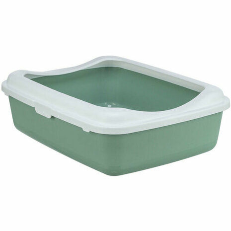 Kattenbak Trixie Classic Wit Groen Plastic 37 × 15 × 48 cm 2