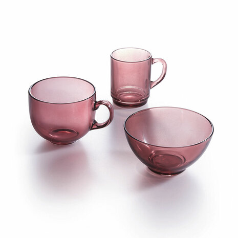 Kom Luminarc Alba Terra cotta Glas 500 ml (6 Stuks) 2