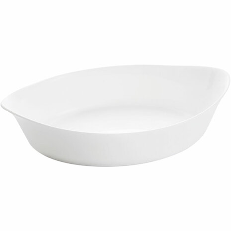 Serveerschaal Luminarc Smart Cuisine Ovalen Wit Glas 28 x 17 cm (6 Stuks) 2