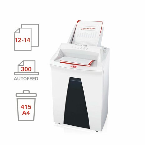 Papierversnipperaar Hsm SECURIO AF300 35 L 3