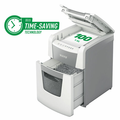 Papierversnipperaar Microsnippers Leitz IQ 100 Autofeed 2