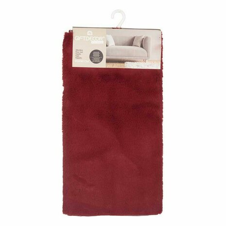 Tapijt Polyester Kastanjebruin (90 x 0,25 x 60 cm) 2