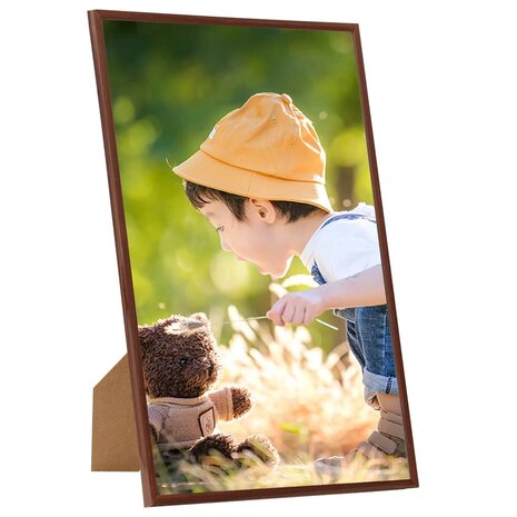 Fotolijsten 3 st voor tafel 13x18cm MDF bronskleurig 2