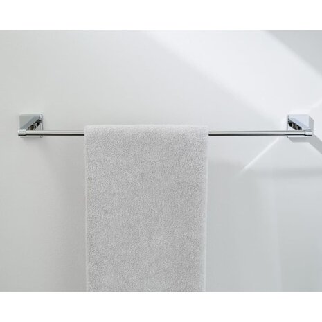 Kleine Wolke Handdoekstang Luno zilverkleurig 1