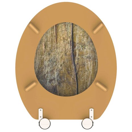 SCHÜTTE Toiletbril SOLID WOOD MDF met print 5