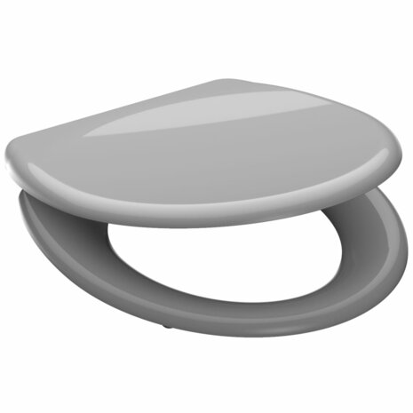 SCHÜTTE Toiletbril met soft-close quick-release GREY duroplast 3