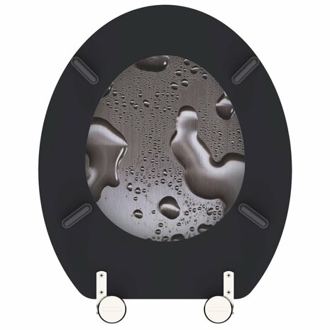 SCHÜTTE Toiletbril GREY STEEL MDF 5