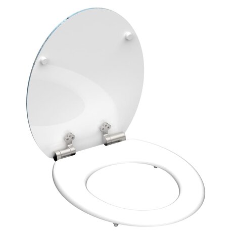 SCHÜTTE Toiletbril met soft-close SHELL HEART MDF hoogglans 3