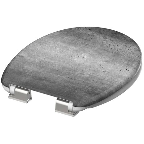 SCHÜTTE Toiletbril met soft-close INDUSTRIAL GREY 4