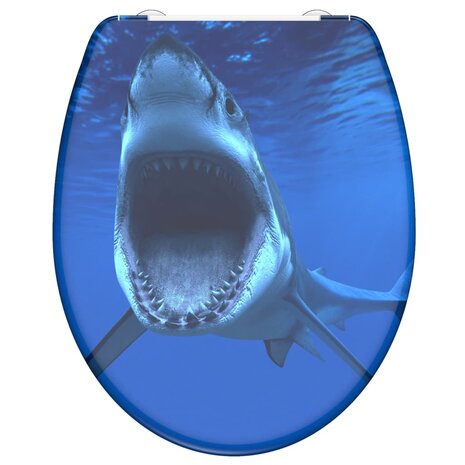 SCHÜTTE Toiletbril met soft-close quick-release SHARK 1