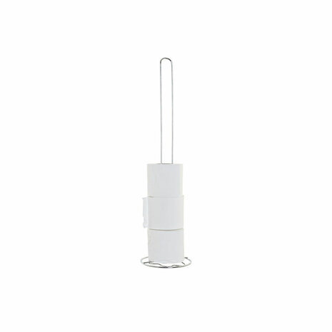 Toiletrolhouder DKD Home Decor Zilver Metaal Verchroomd (14 x 14 x 55 cm) 1