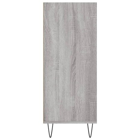 Hoge kast 57x35x90 cm bewerkt hout grijs sonoma eikenkleurig 5