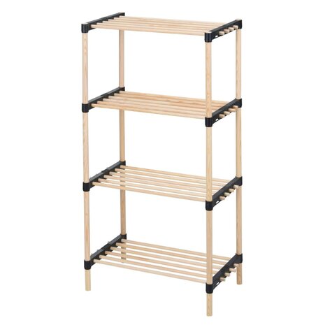 Storage solutions Schoenenrek met 4 schappen 49x28x92,5 cm hout 1