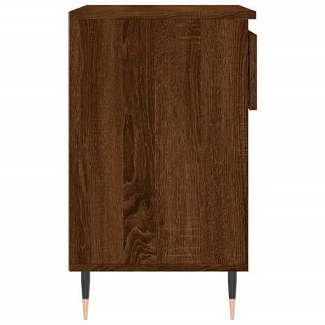 Schoenenkast 70x36x60 cm bewerkt hout bruin eikenkleur 7
