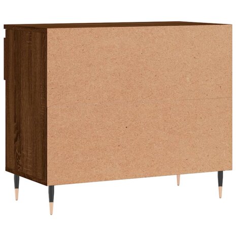 Schoenenkast 70x36x60 cm bewerkt hout bruin eikenkleur 8
