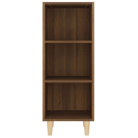 Dressoir 34,5x32,5x90 cm bewerkt hout bruin eikenkleur 5