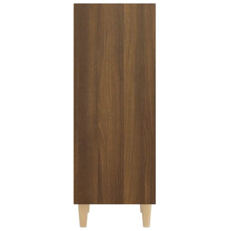 Dressoir 34,5x32,5x90 cm bewerkt hout bruin eikenkleur 6