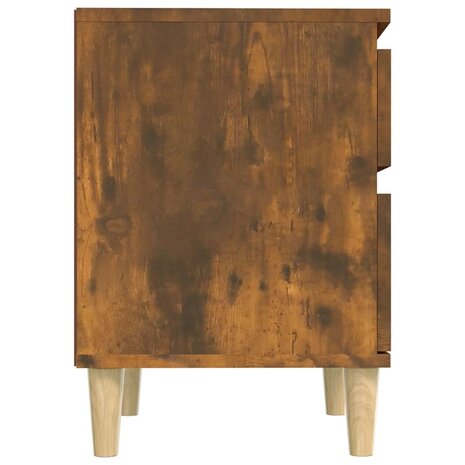 Nachtkastje 40x35x50 cm gerookt eikenkleurig 6