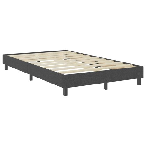 Boxspringframe stof grijs 120x200 cm 3