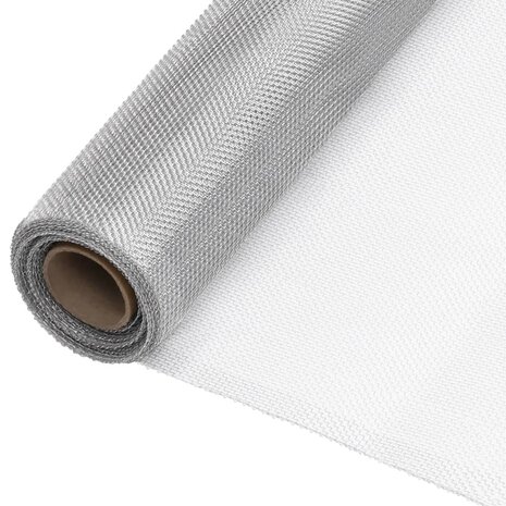 Gaas 60x2000 cm aluminium zilverkleurig 1